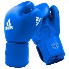 Перчатки боксерские Muay Thai Gloves 200 сине-белые (вес 16 унций)